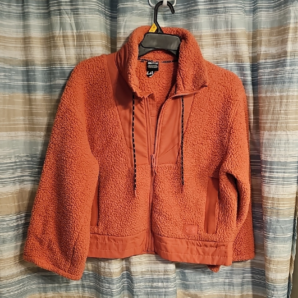 Under Armour Orange Teddy Jacket